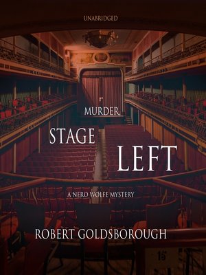 cover image of Murder, Stage Left